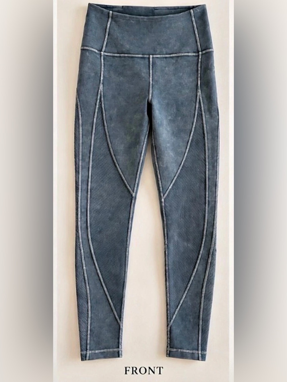 Lululemon Wunder Under High-Rise Snow Washed Ribbed 28” Leggings – Estimated Siz